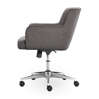 Matter Multipurpose Chair, 23" X 24.8" X 34", Light Gray Seat, Light Gray Back, Chrome Base, Ships In 7-10 Business Days
