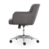 Matter Multipurpose Chair, 23" X 24.8" X 34", Light Gray Seat, Light Gray Back, Chrome Base, Ships In 7-10 Business Days