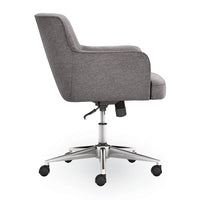 Matter Multipurpose Chair, 23" X 24.8" X 34", Light Gray Seat, Light Gray Back, Chrome Base, Ships In 7-10 Business Days
