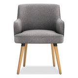 Matter Multipurpose Chair, 23" X 24.8" X 34", Light Gray Seat/back, Natural Wood Base, Ships In 7-10 Business Days
