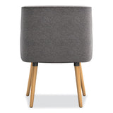 Matter Multipurpose Chair, 23" X 24.8" X 34", Light Gray Seat/back, Natural Wood Base, Ships In 7-10 Business Days