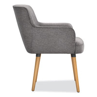 Matter Multipurpose Chair, 23" X 24.8" X 34", Light Gray Seat/back, Natural Wood Base, Ships In 7-10 Business Days