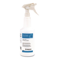 Trigger Spray Bottle For Portion Packet Glass Cleaner, 32 Oz, White/blue