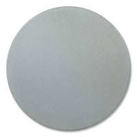 Topalit Tables, Round, 36" Dia X 29"h, Silver Top, Black Iron Base/legs