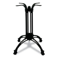 Topalit Tables, Round, 36" Dia X 29"h, Gray Top, Black Iron Base/legs