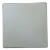 Topalit Tables, Square, 32 X 32 X 29, Silver Top, Black Aluminum Base/legs