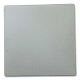 Topalit Tables, Square, 32 X 32 X 29, Silver Top, Black Aluminum Base/legs