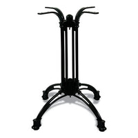 Topalit Tables, Square, 32 X 32 X 29, Gray Top, Black Aluminum Base/legs