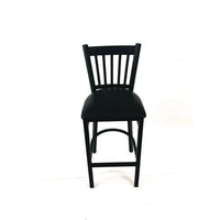 Cobra Series Barstool, Supports Up To 300 Lb, 28.5" Seat Height, Black Seat, Black Back, Black Base