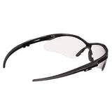 V30 Nemesis Vl Safety Glasses, Black Frame, Clear Lens, 12/carton