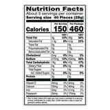 Puff'd Crackers, Double Cheese, 3 Oz Bag, 6/carton