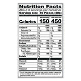 Puff'd Crackers, White Cheddar, 3 Oz Bag, 6/carton