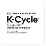 K-cycle K-cup Pod Recycling Station, Plastic, Black/green/white, 5/pack