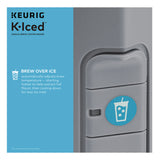K-iced Single Serve Coffee Maker, Arctic Gray