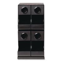 K-cup Organizer, 4-compartment, Black