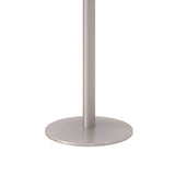 Pedestal Bistro Table With Four Yellow Kool Series Barstools, Round, 36"dia X 41h, Designer White, Ships In 4-6 Business Days