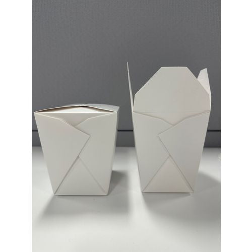 Food Pail, 32 oz, 4 x 3.69 x 4.55, White, Paper, 400/Carton