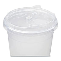 Pet Lids, Strawless Sipper, Fits 32 Oz Cold Cups, Clear, 1,000/carton