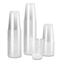 Pet Plastic Cups, 10 Oz, Clear, 1,000/carton