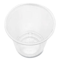 Pet Plastic Cups, 3 Oz, Clear, 2,500/carton