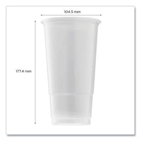 Polypro (pp) Cups, 32 Oz, Translucent, 600/carton