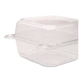 Pet Plastic Hinged Container, 6 X 6 X 3.3, Clear, Plastic, 500/carton