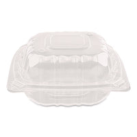 Polypropylene Plastic Hinged Container, 6 X 6 X 3.3, Clear, Plastic, 50/pack, 6 Packs/carton