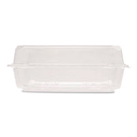 Pet Plastic Hinged Container, 9 X 9 X 3.6, Clear, Plastic, 100/pack, 2 Packs/carton