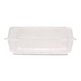 Pet Plastic Hinged Container, 9 X 9 X 3.6, Clear, Plastic, 100/pack, 2 Packs/carton