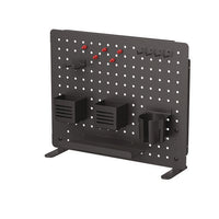 Pegboard Organizer, Three Compartments, 20.58 X 1 X 17, Black, Steel