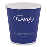 Hot Beverage Paper Cup 10 Oz, Flavia Design, Blue, 100/sleeve, 10 Sleeves/carton