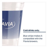 Cold Cups 12 Oz, Blue Band Flavia Logo, Clear/blue, 900/carton