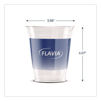 Cold Cups 12 Oz, Blue Band Flavia Logo, Clear/blue, 900/carton