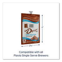 Dove Hot Chocolate Freshpack, Milk Chocolate, 0.66 Oz Pouch, 72/carton