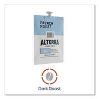 Alterra French Roast Coffee Freshpack, French Roast, 0.32 Oz Pouch, 100/carton