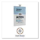 Alterra French Roast Coffee Freshpack, French Roast, 0.32 Oz Pouch, 100/carton