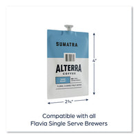 Alterra Sumatra Coffee Freshpack, Sumatra, 0.3 Oz Pouch, 100/carton