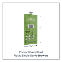 The Bright Tea Co. Select Green Tea Freshpack, Select Green, 0.09 Oz Pouch, 100/carton