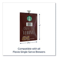 Starbucks Caffe Verona Coffee Freshpack, Caffe Verona, 0.32 Oz Pouch, 76/carton