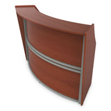 Reception Desk, 72 X 32 X 46, Cherry, Ships In 1-3 Business Days