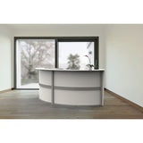 Reception Desk, 72 X 32 X 46, White, Ships In 1-3 Business Days