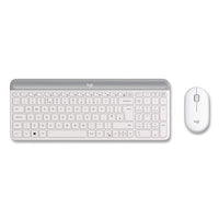 Mk470 Slim Wireless Keyboard And Mouse Combo, 2.4 Ghz/33 Ft Wireless Range, Off-white