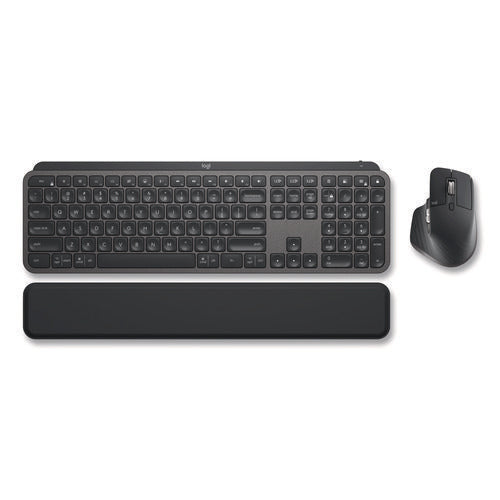 Mx Keys Combo For Business Wireless Keyboard And Mouse Gen 2, 33 Ft Wireless Range, Graphite