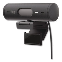 Brio 505 Plug And Play Webcam, 1920 X 1080 Pixels, 4 Megapixels, Graphite