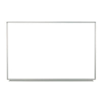 Wall-mounted Magnetic Whiteboard, 36" X 24", White Surface, Silver Aluminum Frame