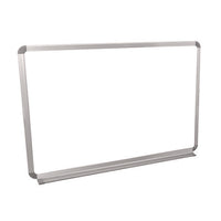 Wall-mounted Magnetic Whiteboard, 36" X 24", White Surface, Silver Aluminum Frame