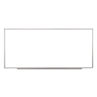 Wall-mounted Magnetic Whiteboard, 96" X 40", White Surface, Silver Aluminum Frame