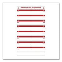 Type-on Write-on Sheet Style Labels, 8 Labels/sheet, 31 Sheets/pack