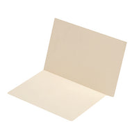 Compact End Tab File Folder, Straight Tabs, 0.75" Expansion, Manila, 100/box