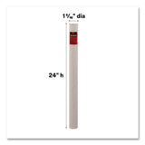 Mailing Tube, 24" Long, 2" Diameter, White